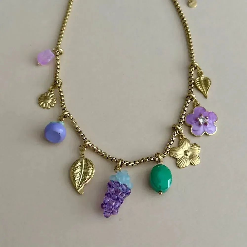Grape necklace D75 - Picture 7 of 8